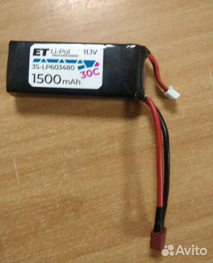 Аккумулятор ET 3S-LP603480-30CT (11.1В, 1500мАч )