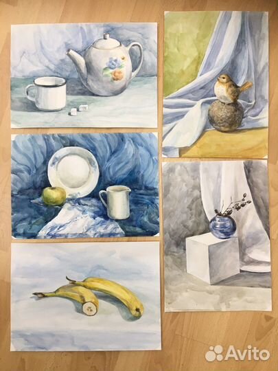 Рисунок картина акварель живопись