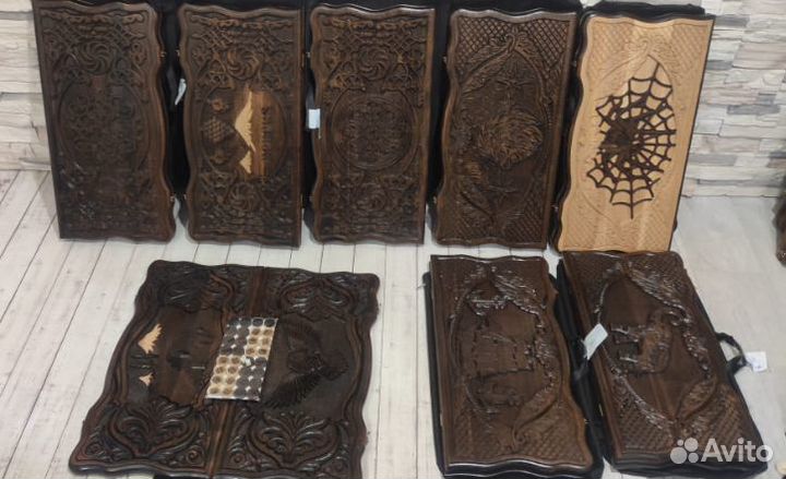 Нарды резные из бука