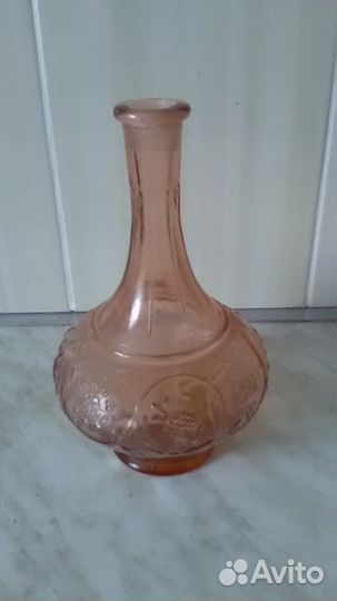 Графин СССР цветное стекло