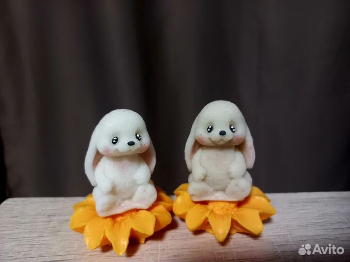 Пасхальный зайчик из мыла