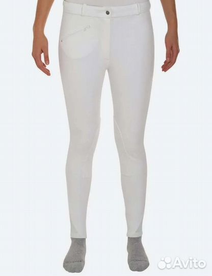 Белые бриджи для верховой езды decathlon 44-46