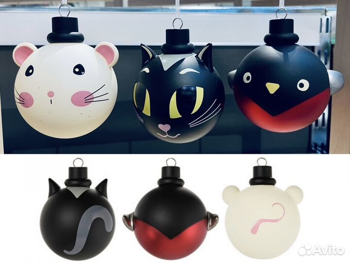 Елочные игрушки vinterfint IKEA новые