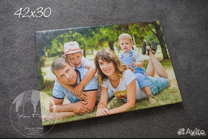 Печать фото на холсте