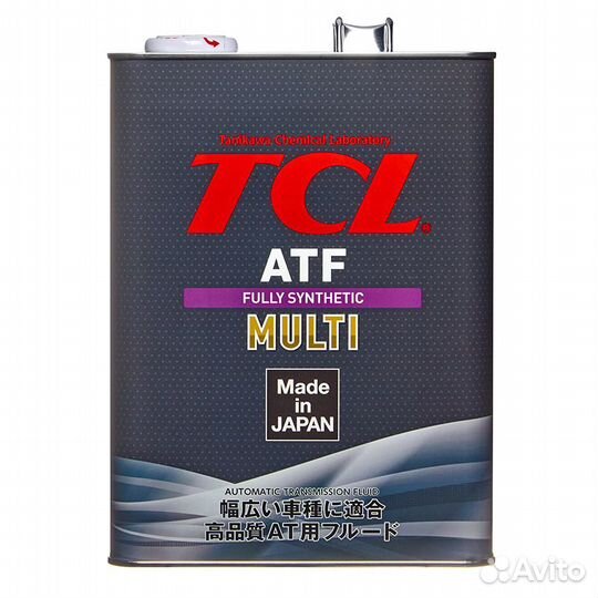Жидкость для АКПП TCL ATF Multi, 4л A004mlta