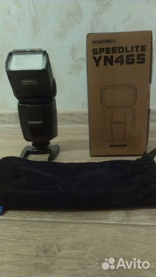 Nikon D3000 + вспышка YN465 + штатив + пульт