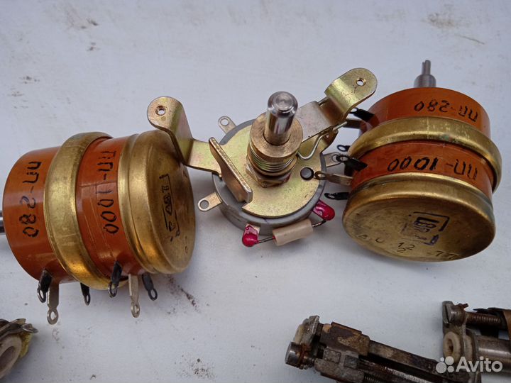 Радиодетали ссср.резисторы пп1000 авиационные