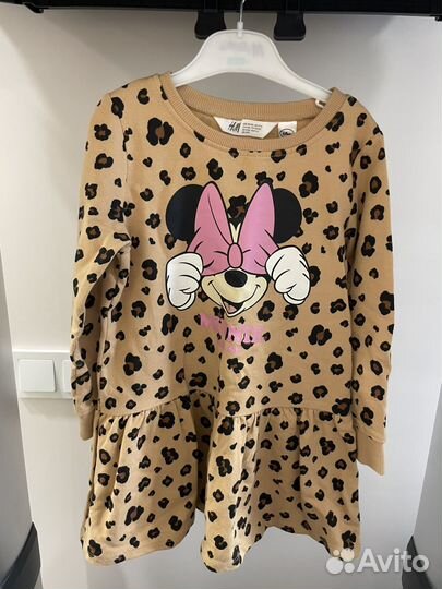 Платье 110 116 hm minnie mouse