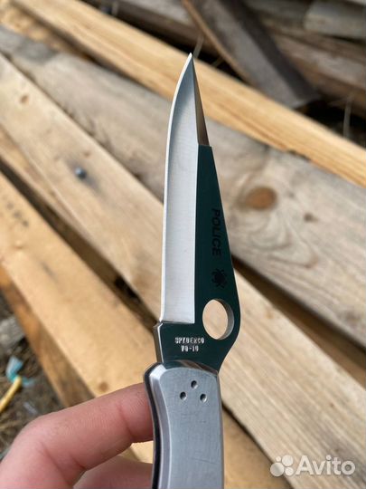 Нож складной Spyderco Police
