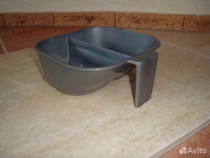 Миска для окрашивания волос 2 секции