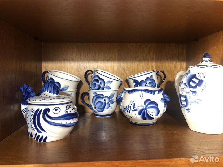 Чайный сервиз гжель