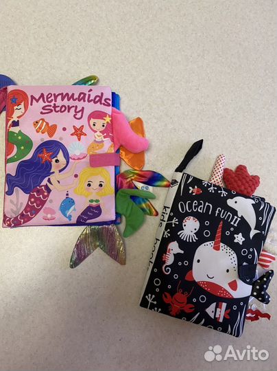 Тканевые мягкие книжки для малышей