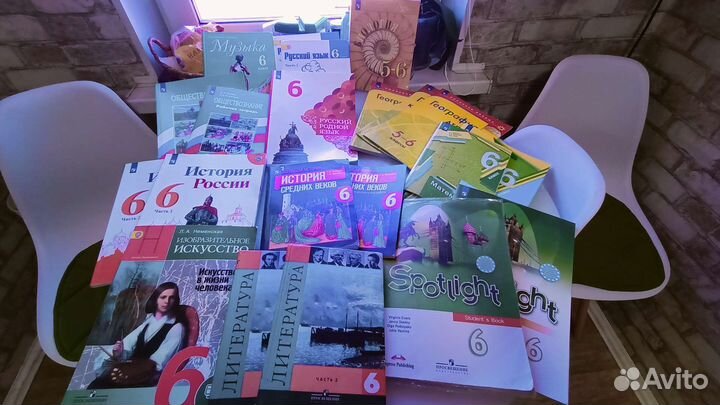 Продам учебники за 6 класс