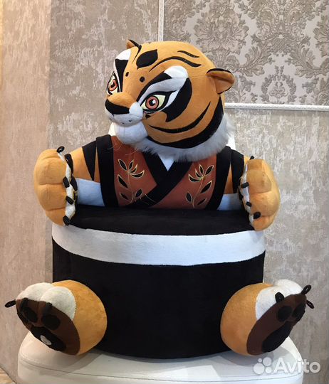 Тигр. Стул для малышей. Сиденье игрушечное