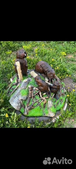 Фигура для сада Люк декоративный Крышка для септик