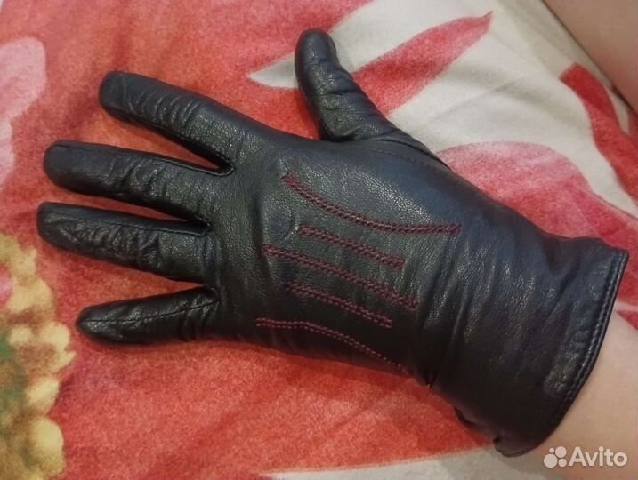 Перчатки кожа 2 пары