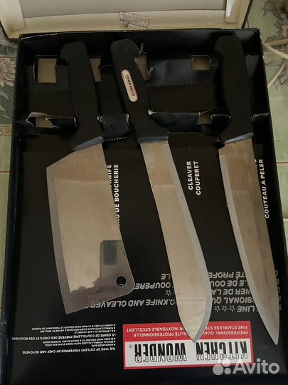 Ножи из набора комплект 3 шт новые