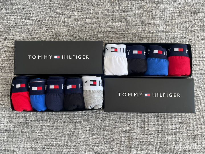 Трусы мужские боксеры tommy hilfiger 10 шт