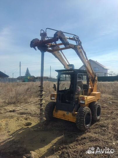 Погрузчик, ямобур, миниэксковатор