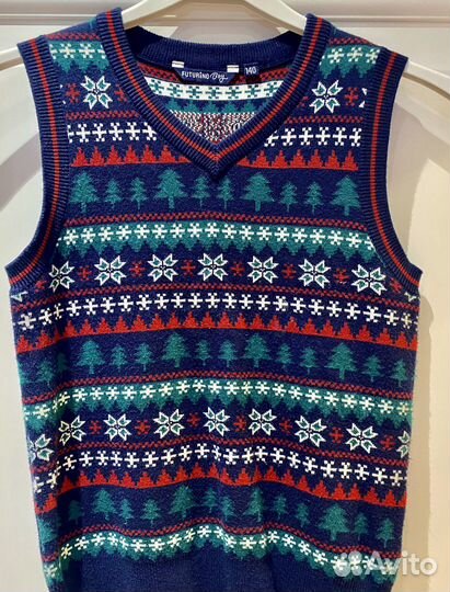 Жилетка для мальчика школьная 134-140