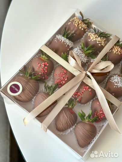 Обучение клубника в шоколаде