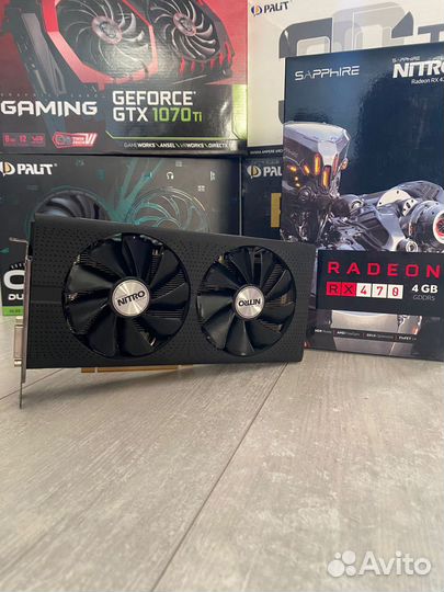 Видеокарта sapphire rx470 nitro 4gb