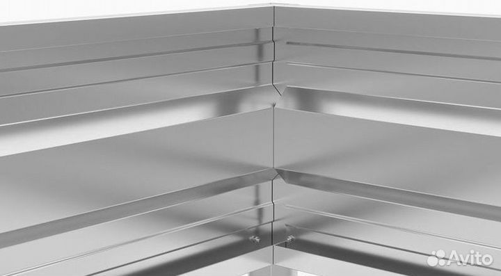 Грядки оцинкованные полимерные