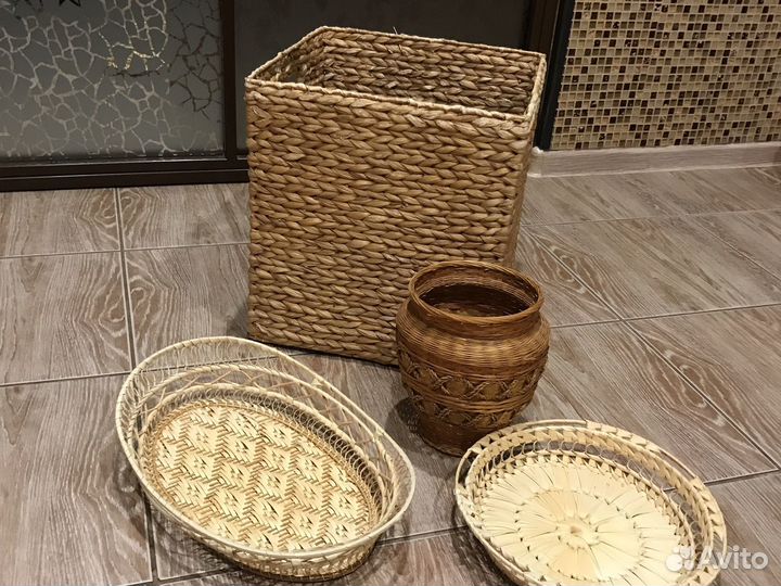 Плетеные корзинки
