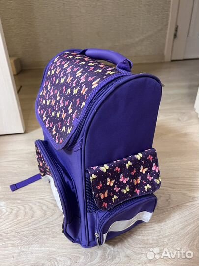Рюкзак школьный каркасный для девочки