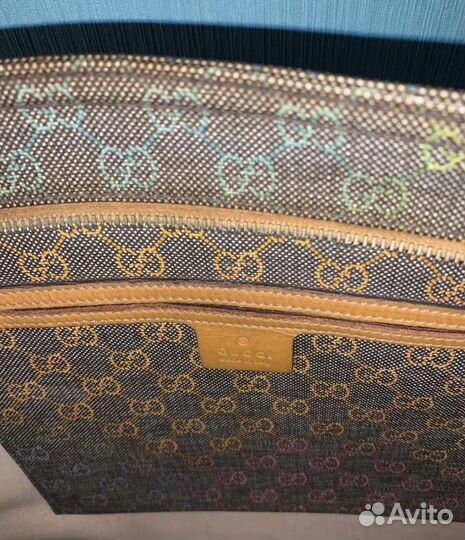 Сумка Gucci rainbow monogram мужская оригинал