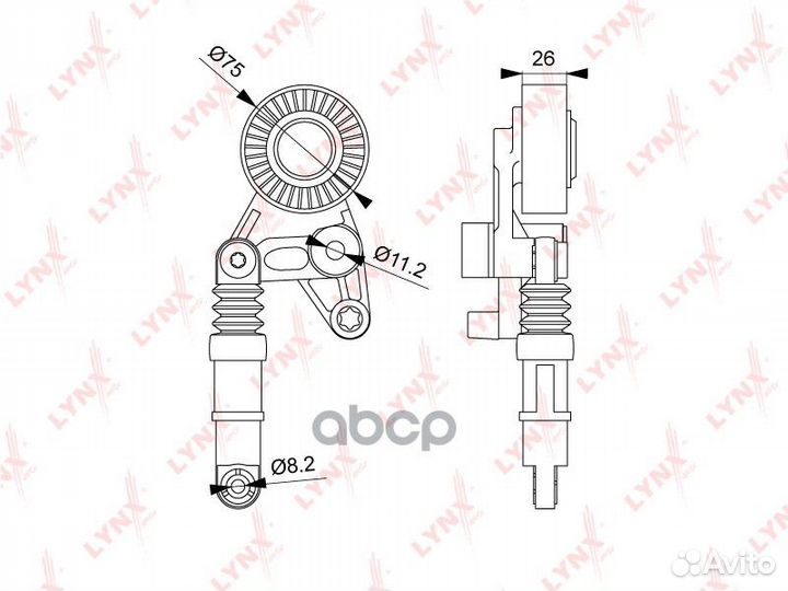 Натяжитель ремня навесного оборудования PT3226