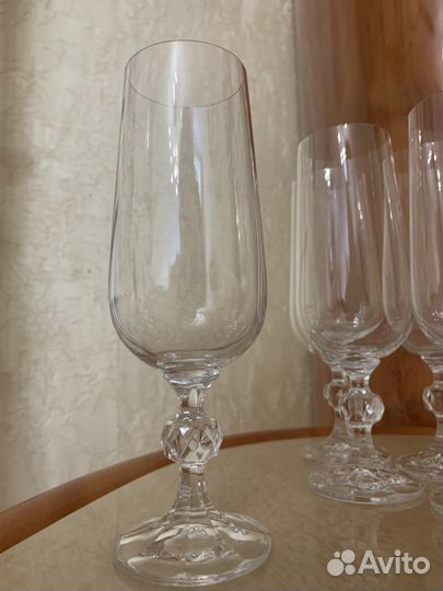 Бокалы для шампанского богемия