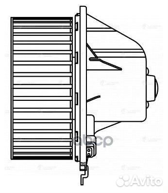 Э/вентилятор отоп. для а/м VW Transporter T4 (9