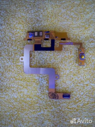 Шлейф для LG KM900 с компонентами + микрофон