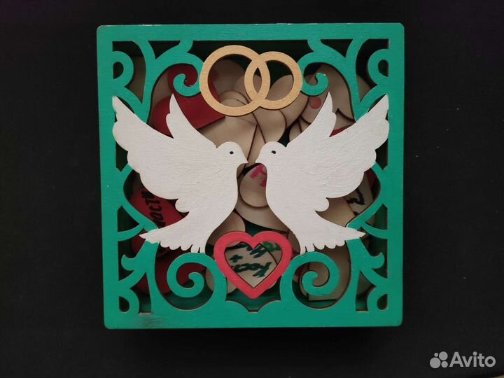 Сердце для пожеланий на свадьбу