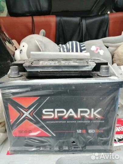 Аккумулятор бу spark 12v 60а/ч