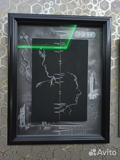 Картина вышитая крестом ручная работа