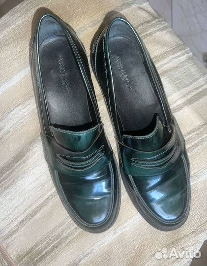 Лоферы abricot р41(на р 40) -26 см натур