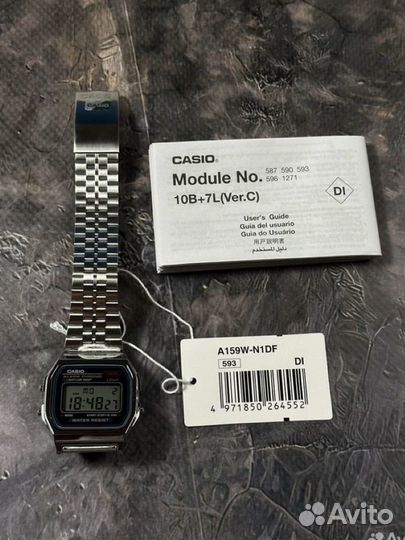 Новые оригинальные часы Casio A159W N1DF
