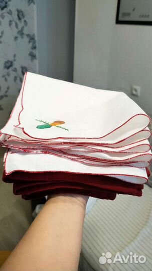 Набор новогодних салфеток 6шт