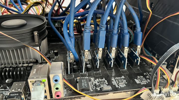 Майнинг ферма 12 видеокарт GeForce GTX 1660 super