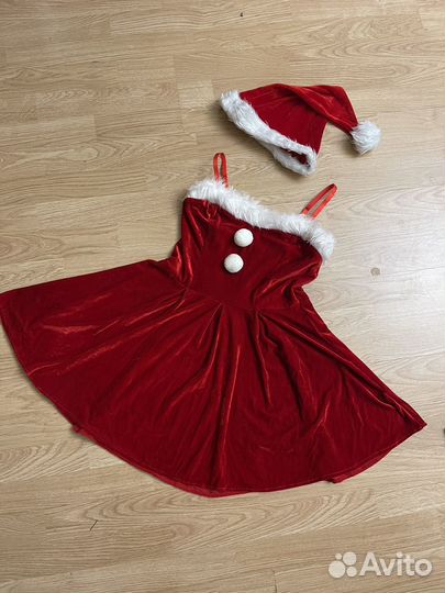 Костюм снегурочки 42