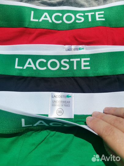 Трусы мужские lacoste