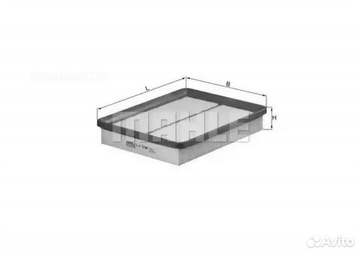 Mahle LX 1039 Фильтр воздушный