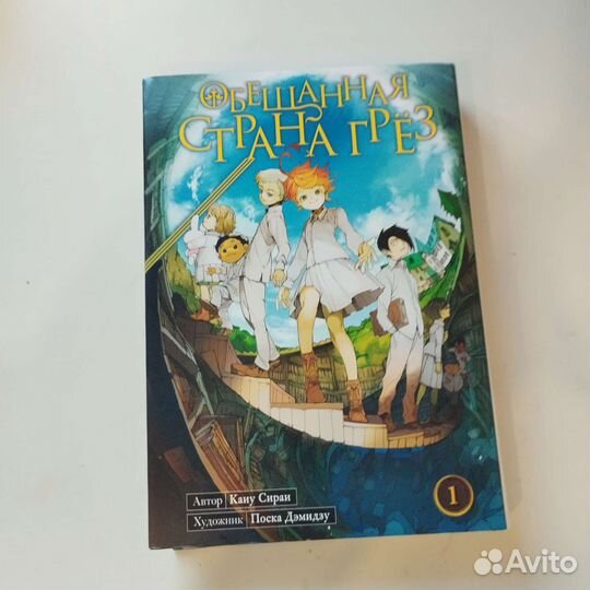 Книга аниме обещанная страна грëз