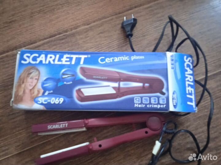 Расческа выпрямитель scarlet