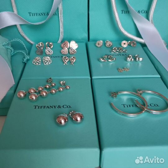 Tiffany Серьги Оригинал Новые