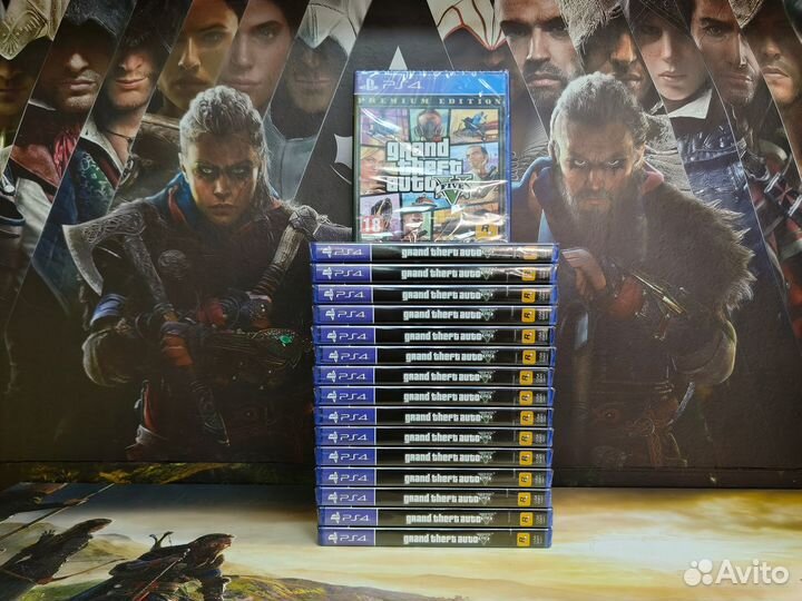 Новый диск GTA 5 PS4