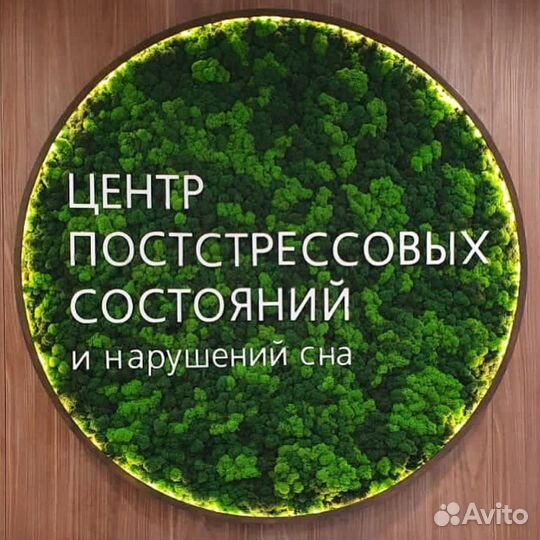 Фитопанно микс мхов + растения