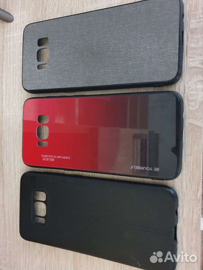 Чехол Samsung s8 (3шт.) Защитное стекло